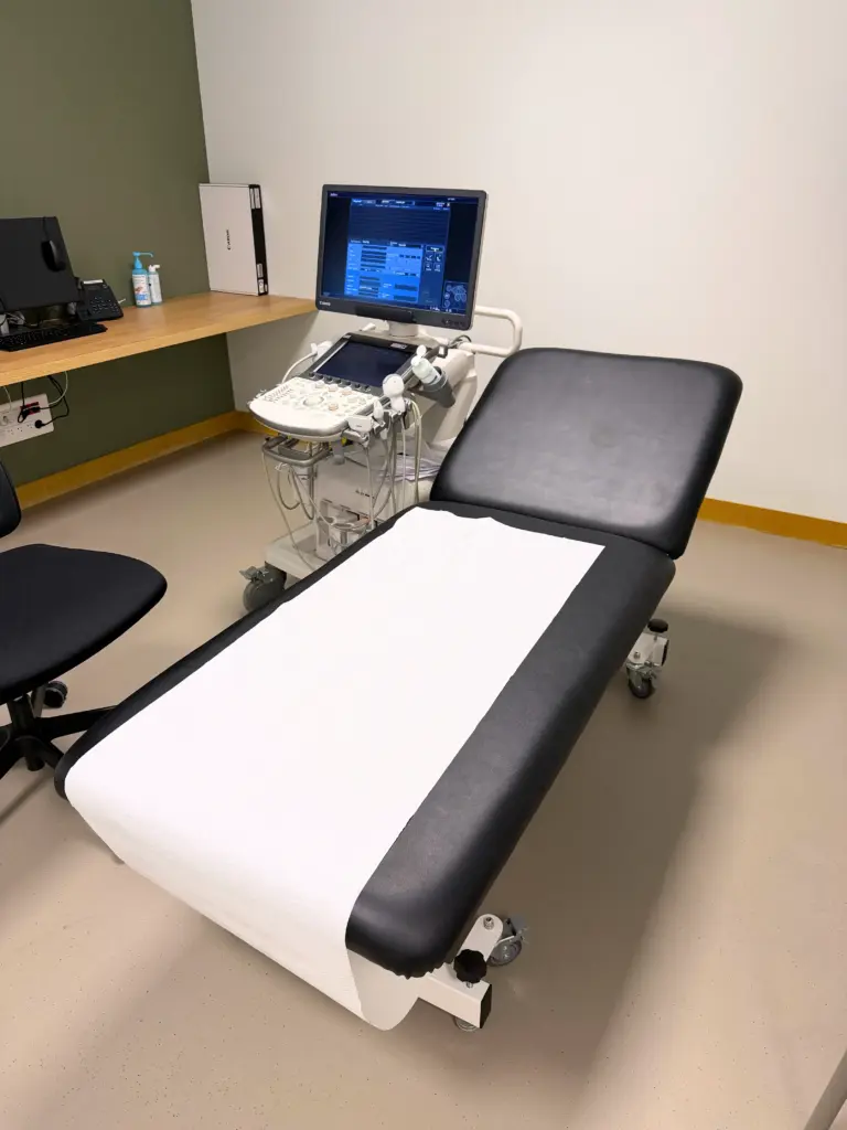 Salle d’échographie du Centre d’Imagerie Médicale de Hyères IMASUD